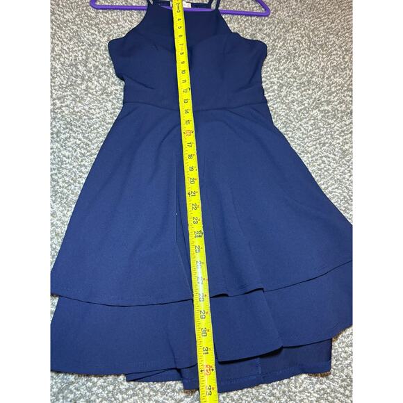 Altar'd State Navy Blue Cut Out Lace Padded Bra Dress Size M - Picture 6 of 10
